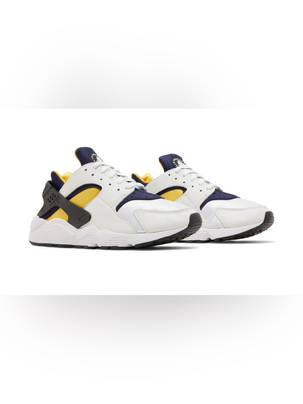 Brand new Nike White Varsity Maze Huarache Sneakers